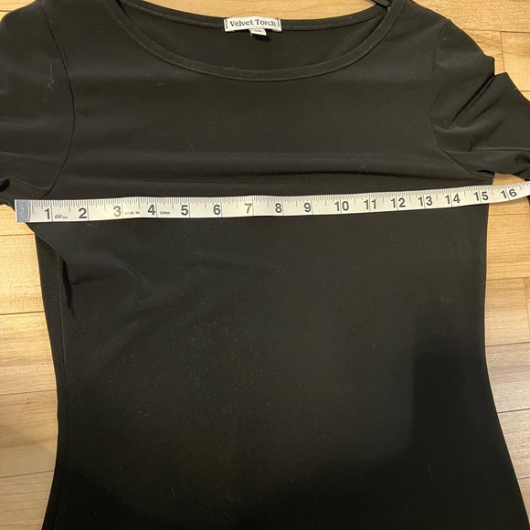 Velvet Torch Soft Flowy A-line  Mini little Black dress size M - Picture 7 of 8